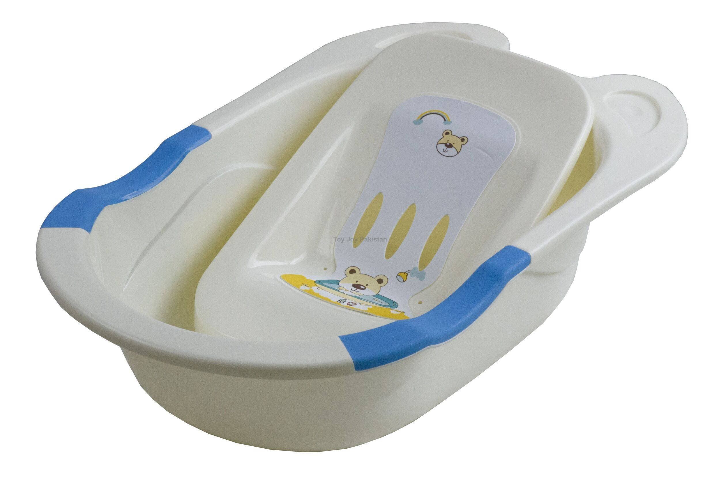 8837 Baby Bath Tup with non-slip handle design,Lying Board And Drain Plug 85*51.3*23.5cm