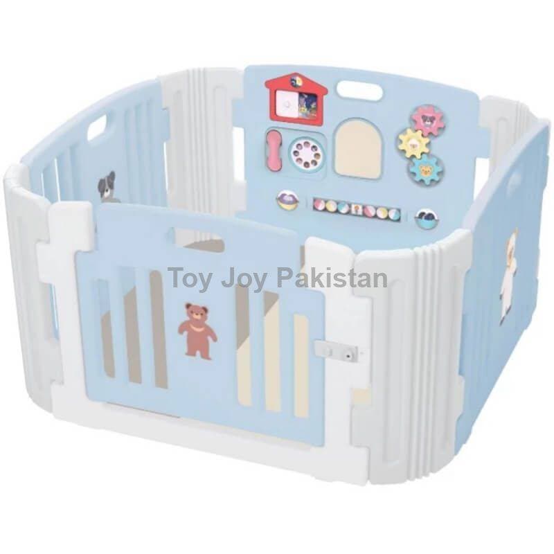Haenim Toy Signature Baby Room and Play Mat Set  Pastel Blue (116 x 116 x 60 cm)