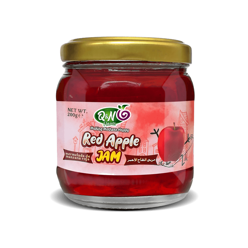 Q&N Flavors Red Apple Jam 200gm
