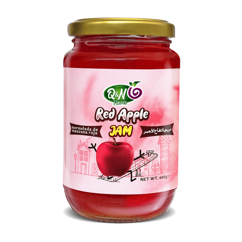 Q&N Flavors Red Apple Jam 400gm