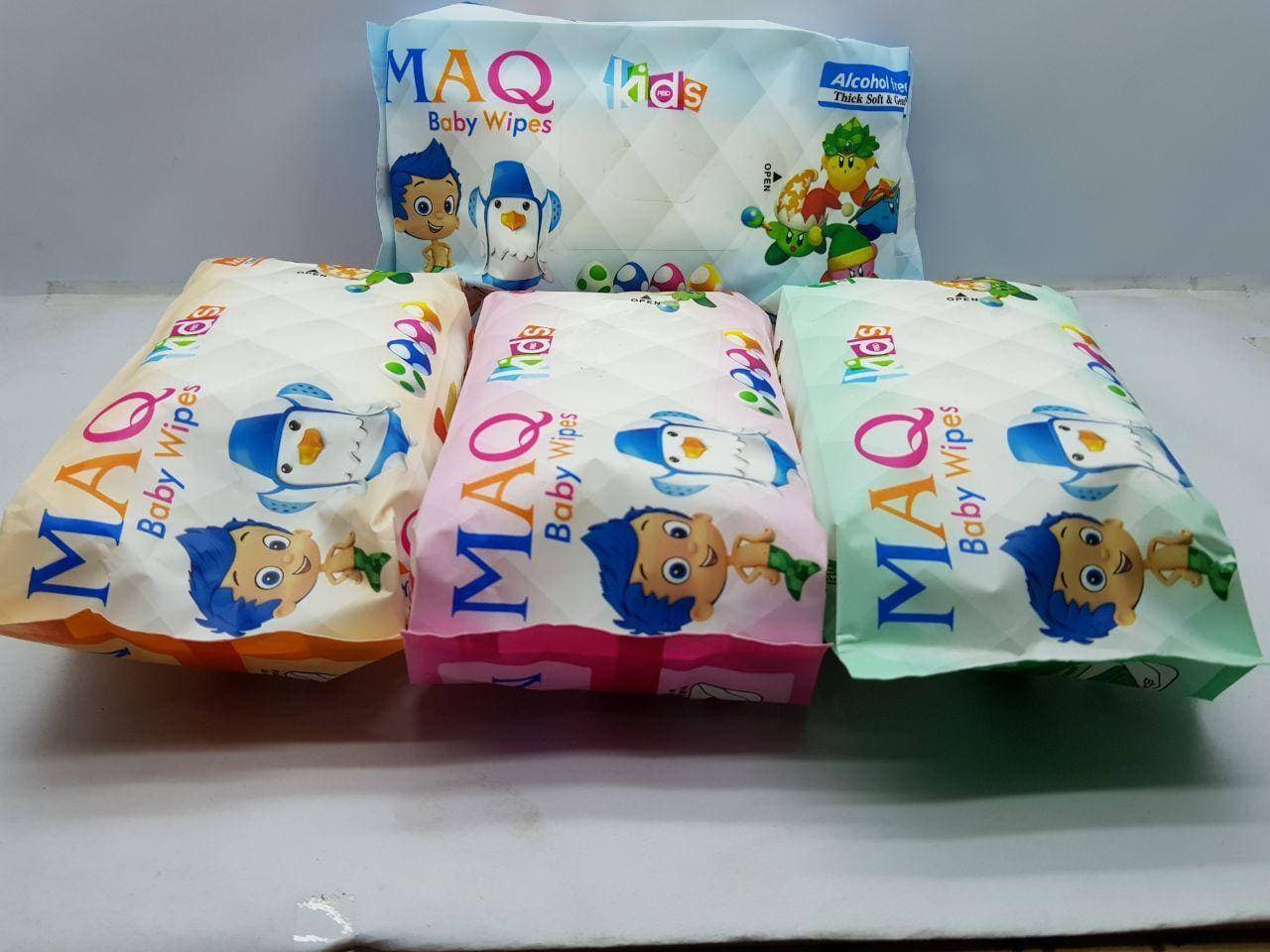 Pack of 4 Maq Baby Wipes 80 Sheets
