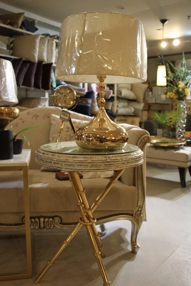 Bamboo Mirror Table