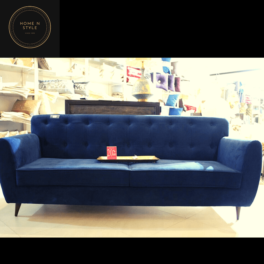 3 Seat Modern Buttoned Sofa Home N Style