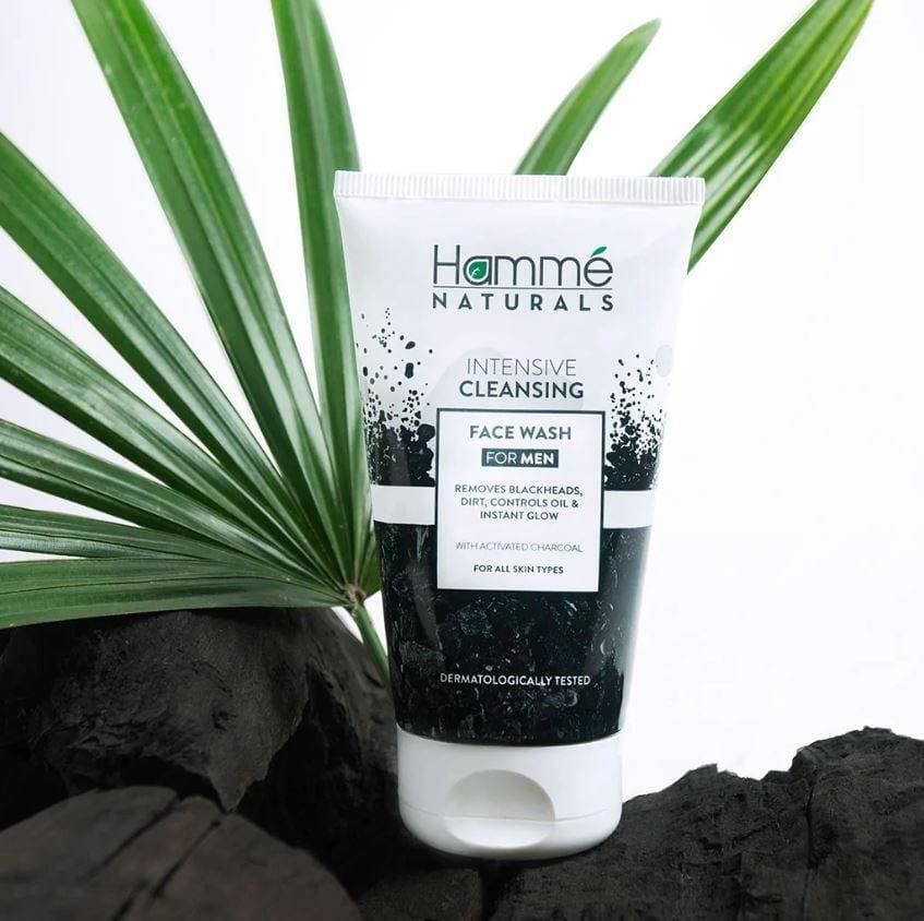 Intensive Cleansing Charcoal Face Wash For Men - 100 ml