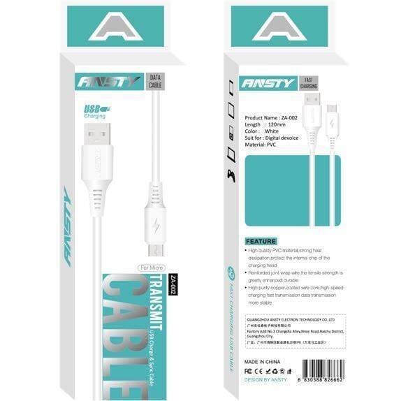 Ansty Data Cable 8600-(Z1-01) - White