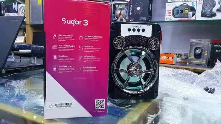 Audionic Sugar 3 Wireless Bluetooth Speaker -black