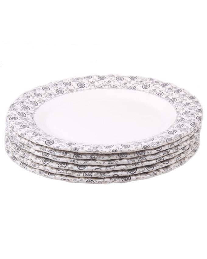 Set of 6 - Raffles Melamine Fruit/Appetizer/Desert/Bread Plates