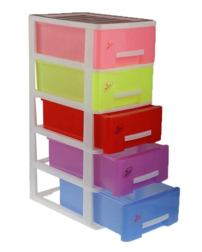 Celice Portable Five Drawers Storage Unit