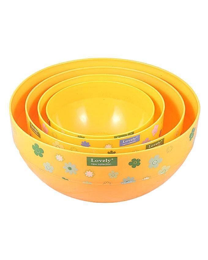 Plastic Bowl Set Four Pieces