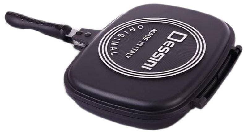 Dessini Double Grill Pan With Extra Rubber Seal & Lock System