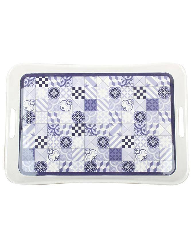 Lourve Rectangular Melamine Tray 18.5 x 12.5 Inches