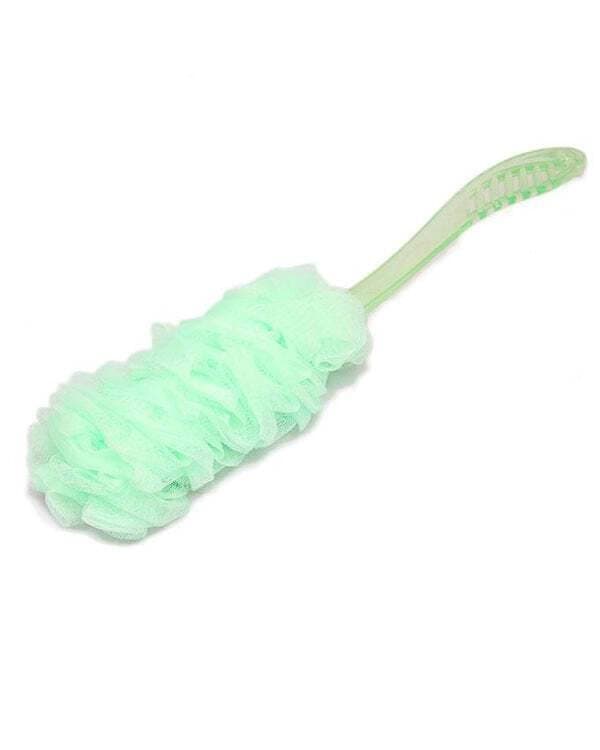Bath & Shower Sponge with Handle - Green