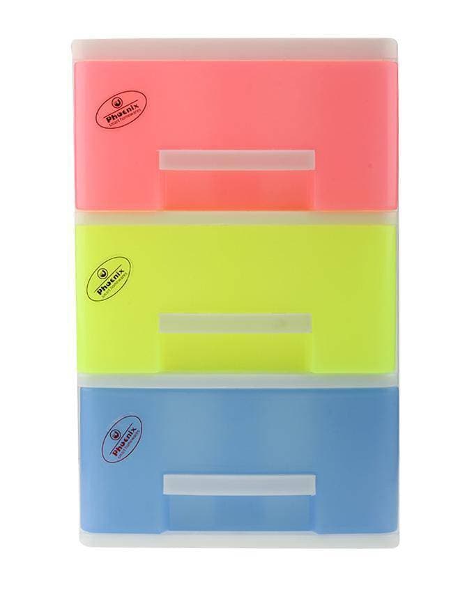 Celice Portable Three Drawers Storage Unit