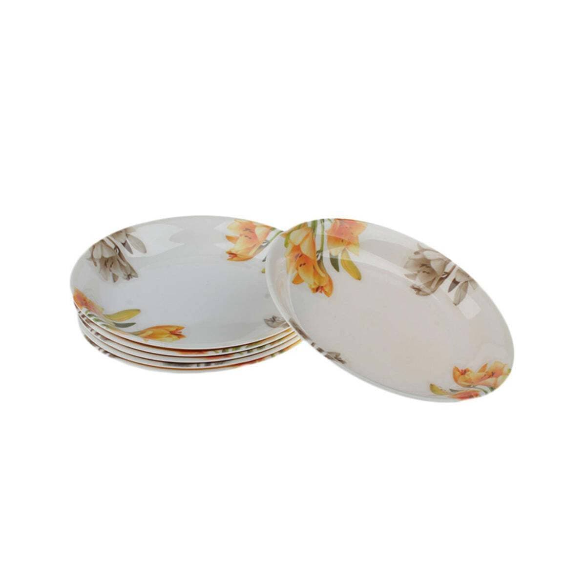 Florence Melamine Dinner Plates - Set of 6