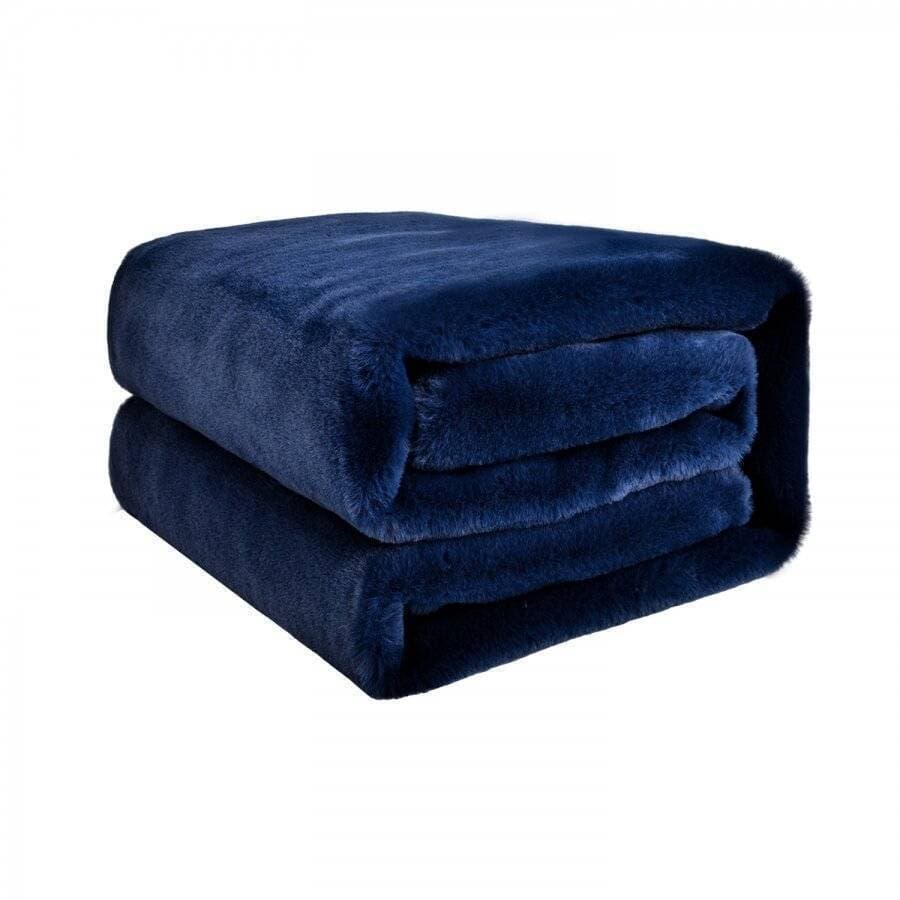 Deluxe Blanket Ultra Soft Luxurious Coral Velvet Fleece Fabric - King Size