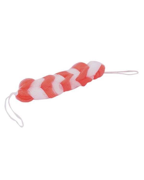 Bath & Shower Sponge - Orange & White