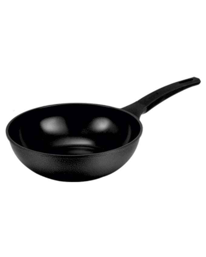 Solo Wok With PTF NOn Stick Coating - Black