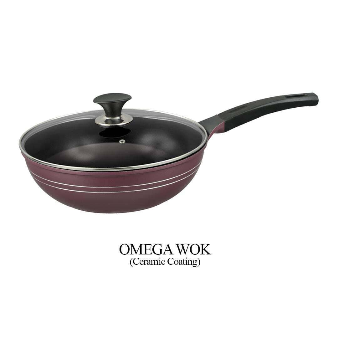 Omega Cooking Wok Ceramic Coating