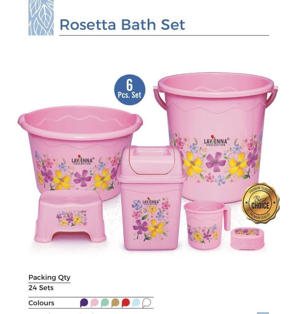 Rosetta Bathroom Sets - 6 Pieces