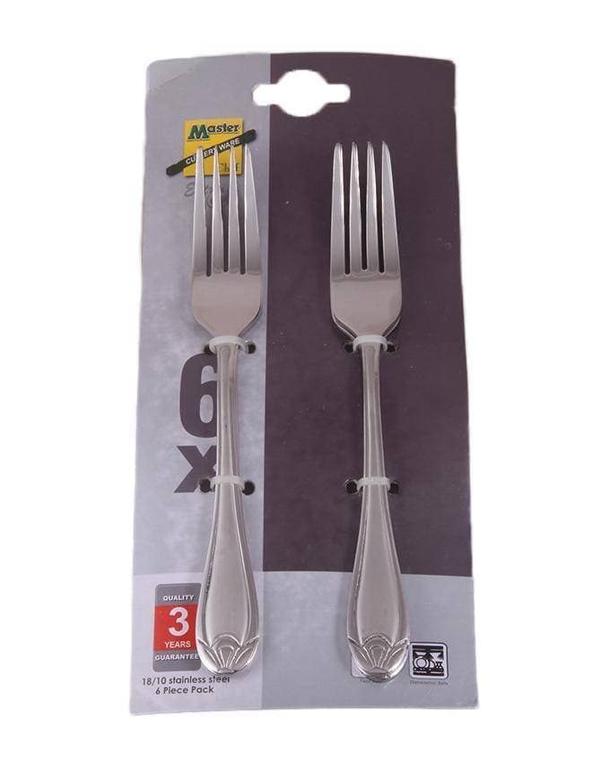 Set of 6 - Metro A-Star Stainless Steel Dinner Forks