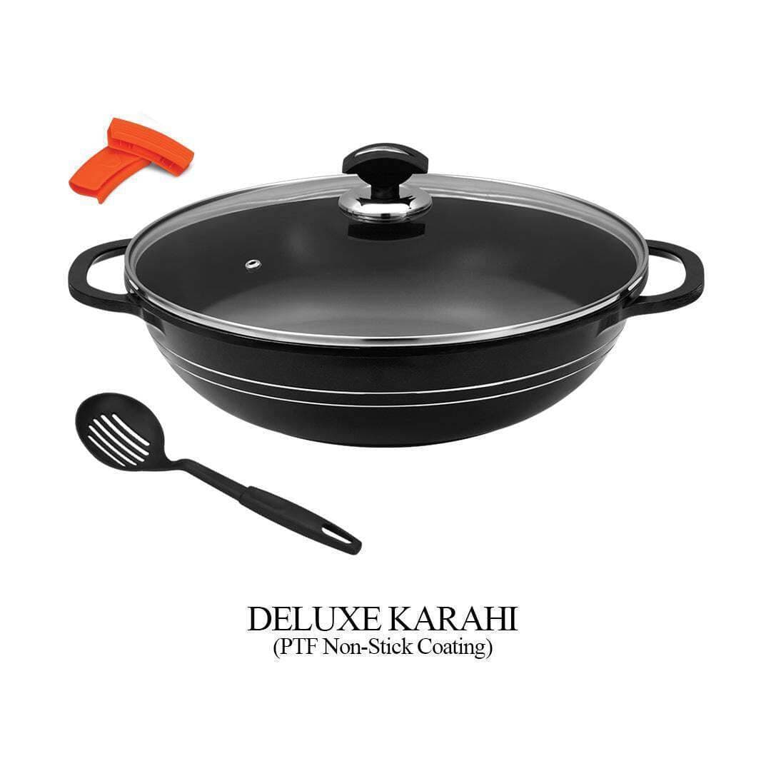 Deluxe Cooking Karahi PTF Non Stick Coating