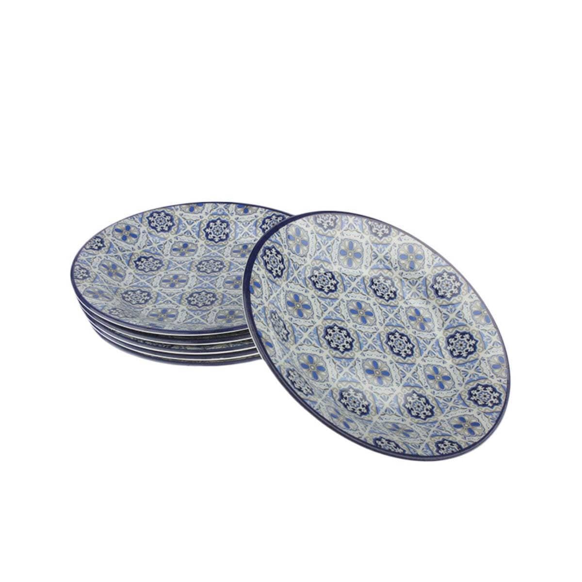 Royal Victoria Melamine Deep Dinner Plates - Set of 6
