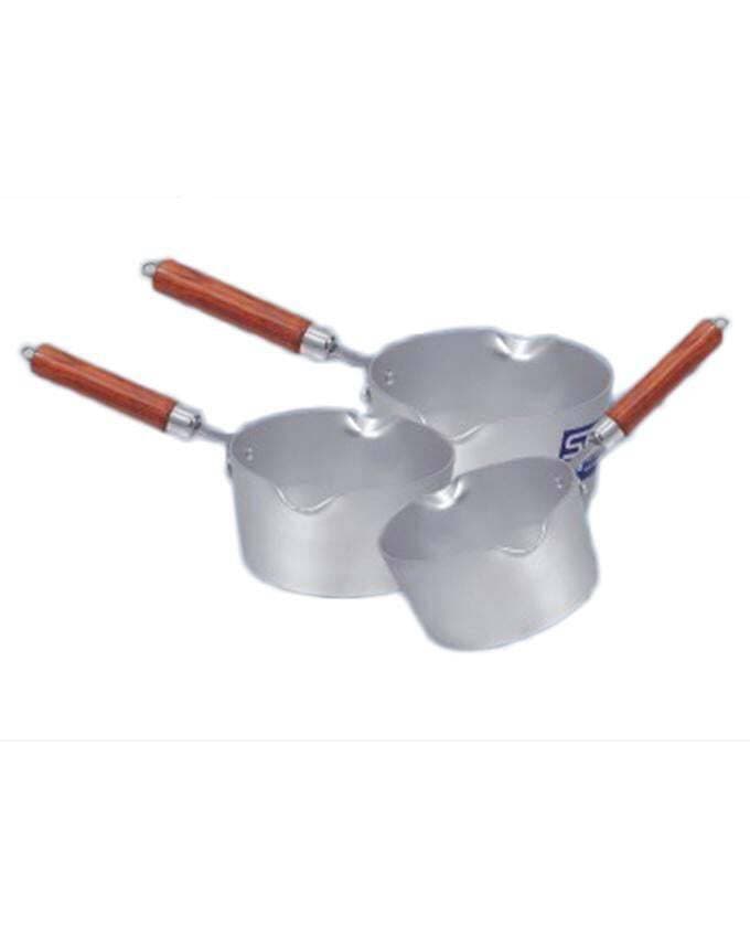 Wooden Handle Taper Milk-Pan