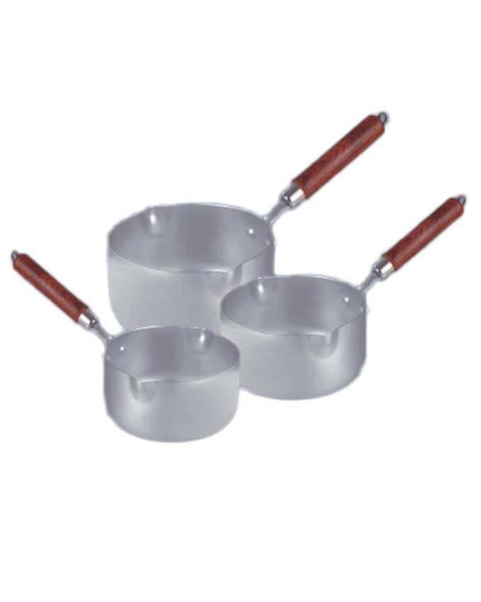 Wooden-Handle Milk Pan