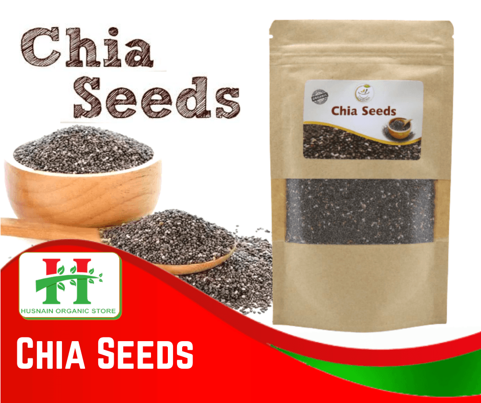 Husnain Organic Store Organic Chia Seeds Weight Loss - 1Kg