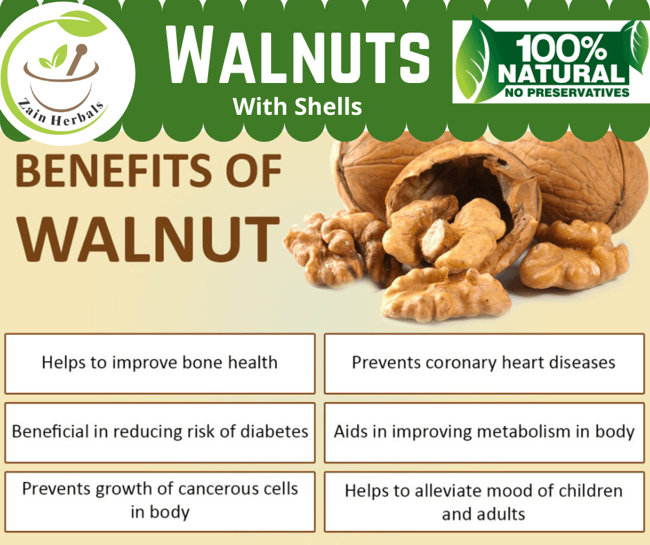 Zain Herbals | Walnut | Fresh & Organic - 500G