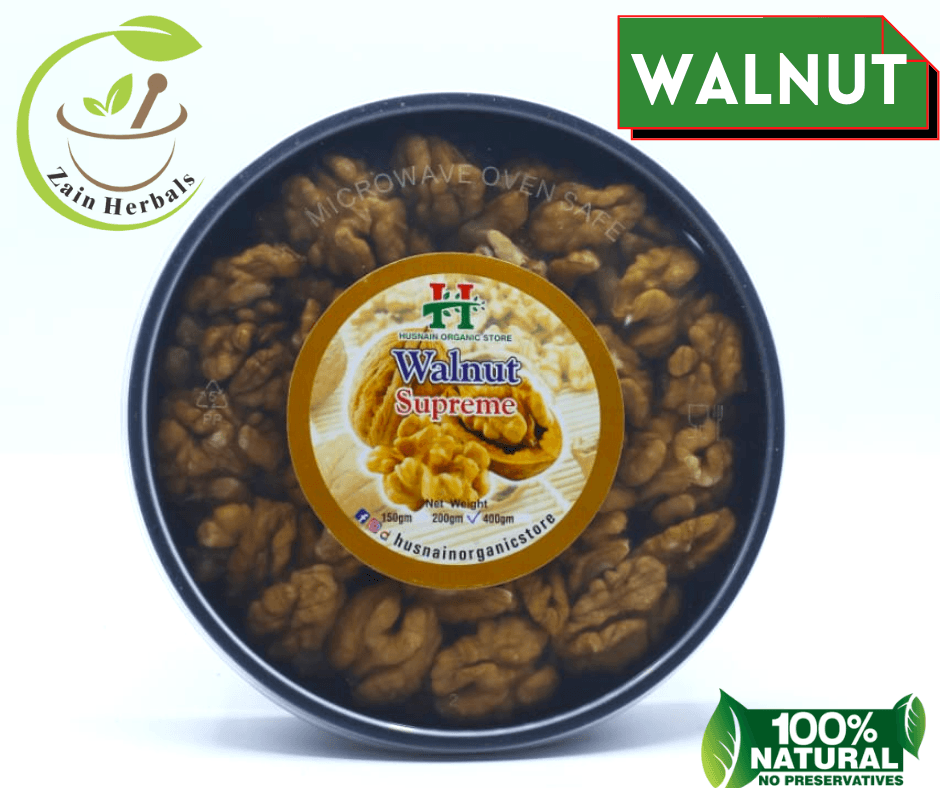Zain Herbals | Walnuts Girri | Akhrot Girri | Fresh & Organic - 200gm