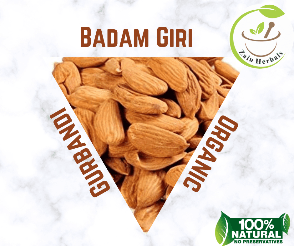 Zain Herbals | Gurbandi Badam Girri | Almonds - 250gm