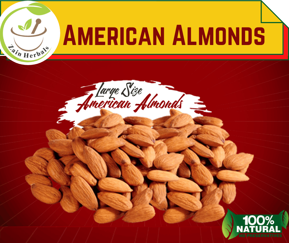 Zain Herbals  American Almonds Badam 100% Pure - 250G