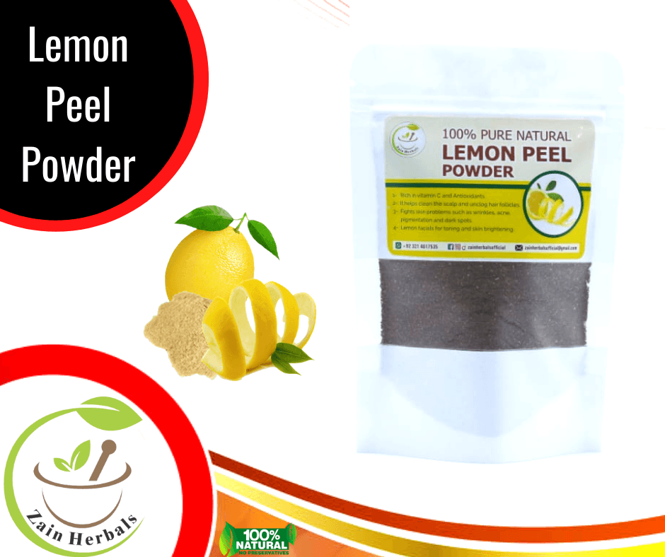 Zain Herbals | Lemon Powder | Draw Out Impurities - 50gm