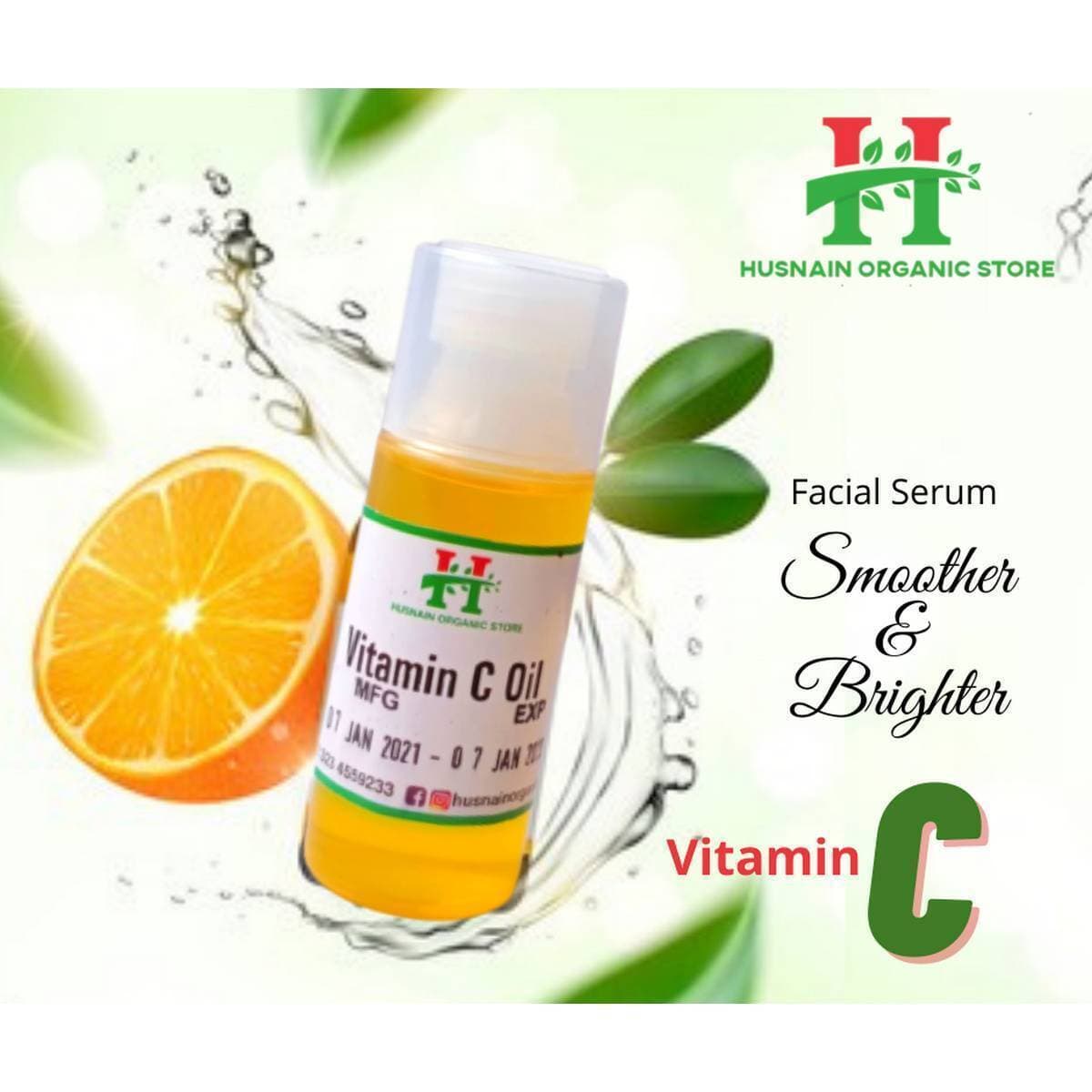Husnain Organic Store Vitamin C Oil - 60 ml
