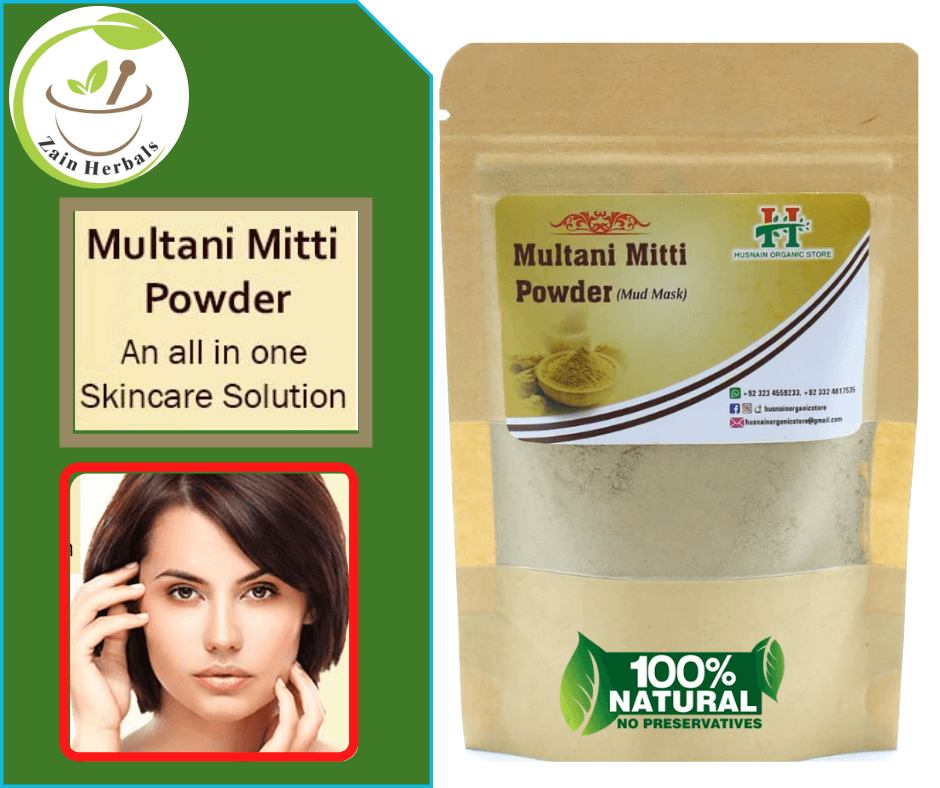 Zain Herbals  Multani Mitti Powder Clear And Smooth Skin - 100G