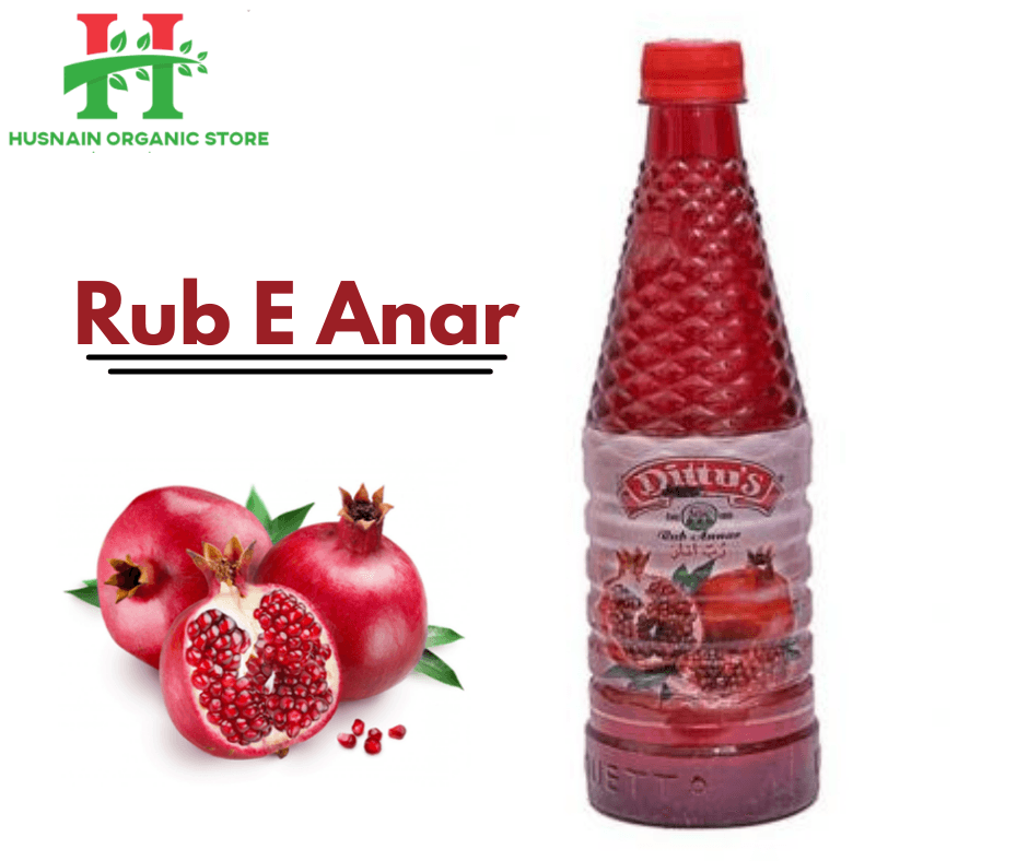 Husnain Organic Store  Dittu'S Sharbat Anaaar  Refreshing Drink Best 4 Liver & Stomch - 800ml