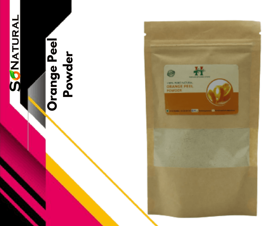 SoNatural Orange Peel Powder - 100% Natural Best For Skin - 100G