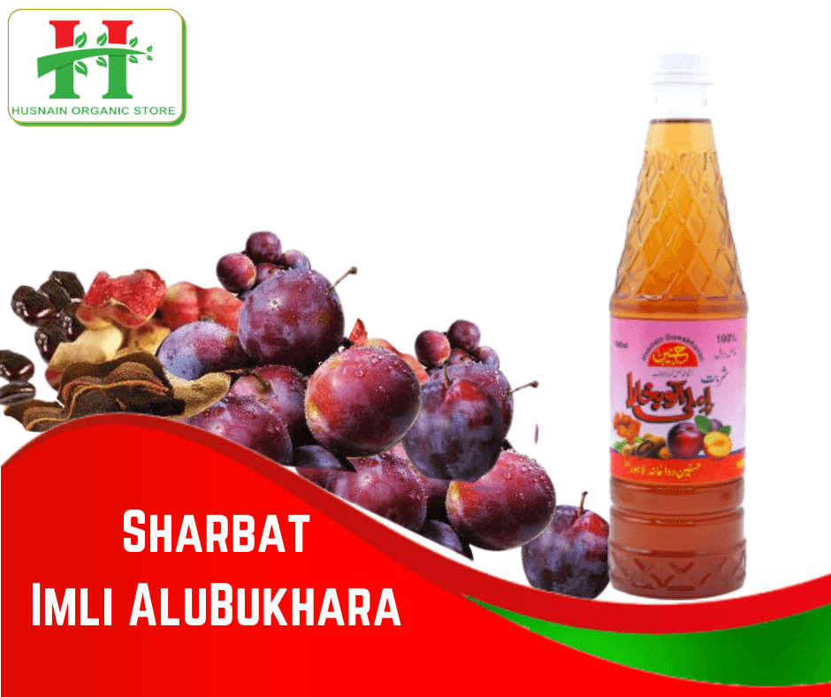 Husnain Organnic Store Sharbat Imli Alubukhara Refreshing Drink - 800Ml