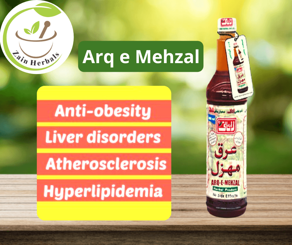 Zain Herbals - Arq E Mehzal Lasani | Weight Loss - 800Ml