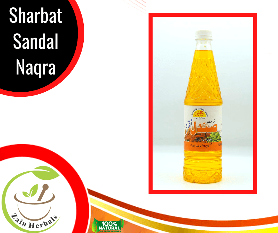 Zain Herbals  Sharbat Sandal Nuqra Refreshing Drink - 800Ml