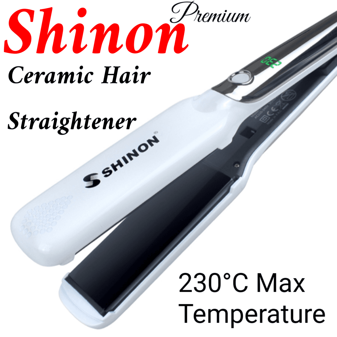 Shinon - Premium Hair Straightener Lcd Ultimate Stylist Straighten Hair Iron With Lcd Display Digital Temperature Control