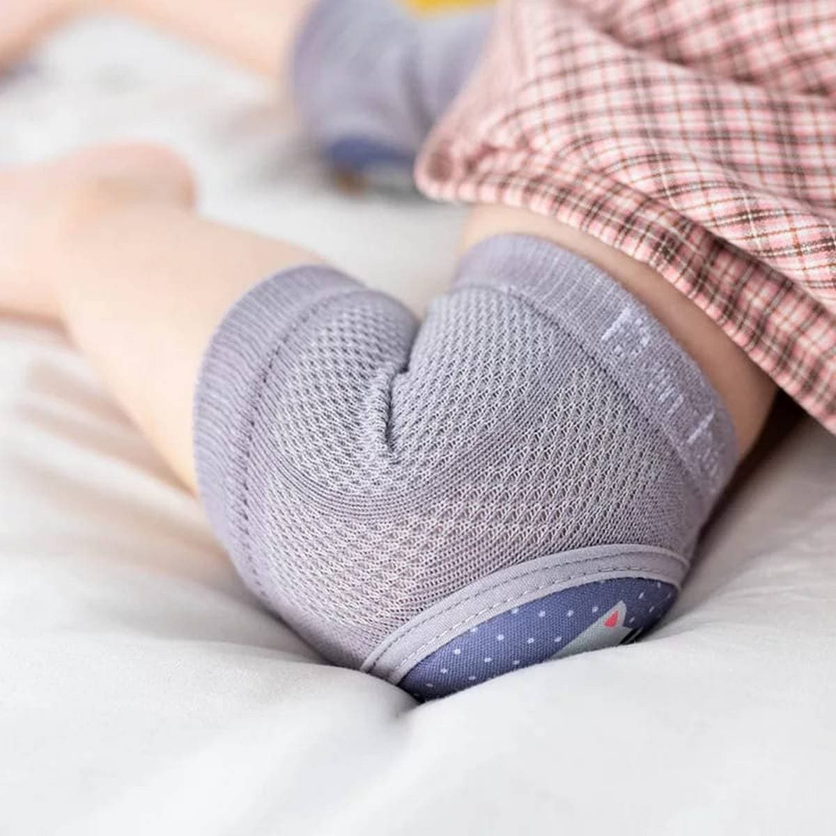 1Pair Kids Safety Crawling Elbow Cushion Infants Knee Protection Pad - (0-3Year)