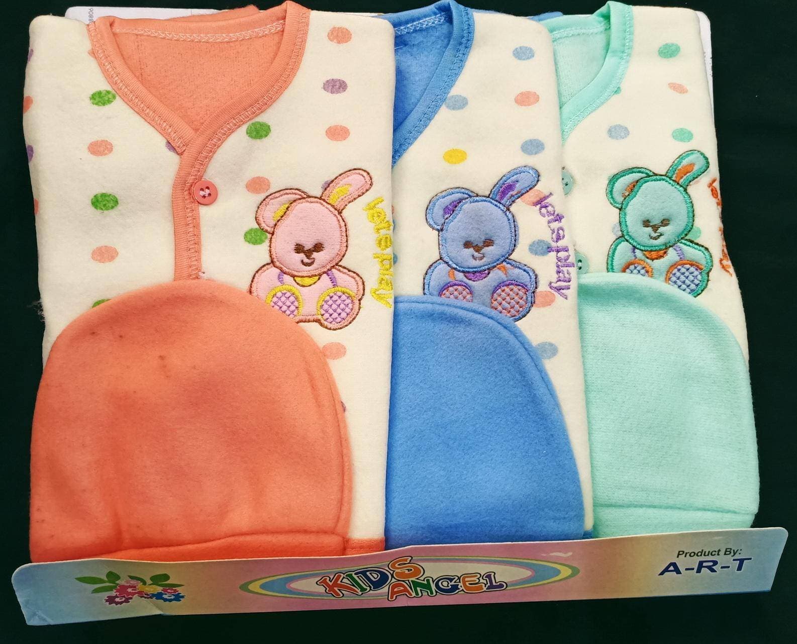 Pack Of 3 - New Born Baby Winter Dress