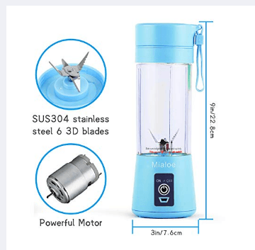 Original Six Blades USB Rechargeable Juicer Blender