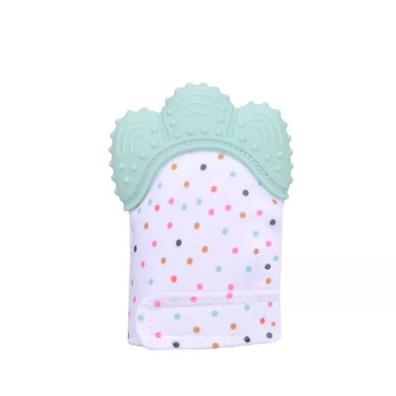 Baby Teether Gloves Squeaky Grind Teeth Oral Care Teething