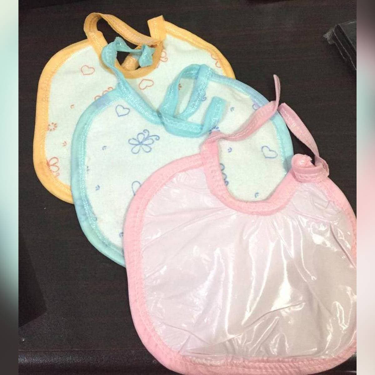 Pack Of 3 Bibs For Babies - Multi Color