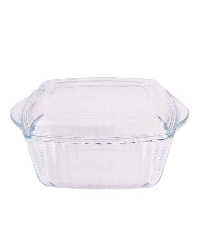 Pasabahce Borcam Borosilicate Glass Casserole With Cover