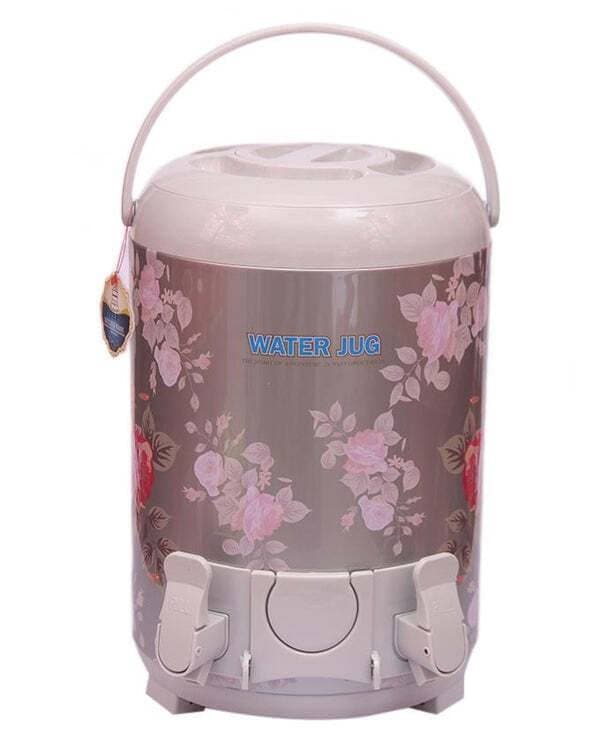 Metallic Rose Double Tap Cooler 9.5 Liters
