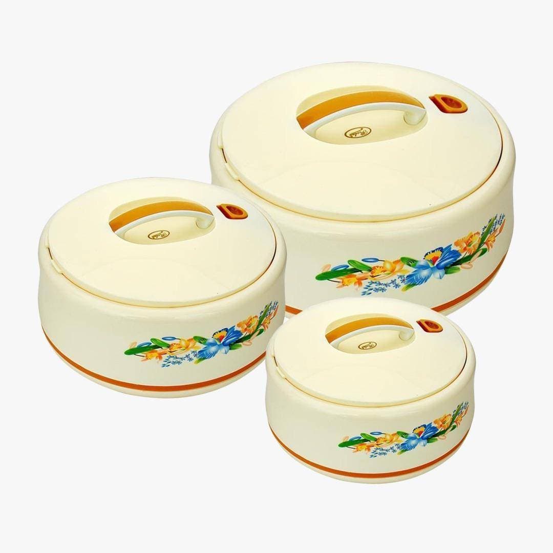 Rolex Casserole Food Warmer Hotpot 3 Pcs sets